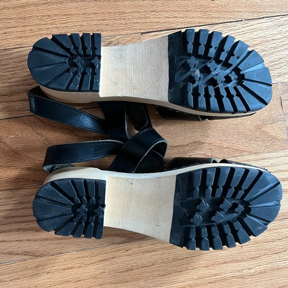 Swedish Hasbeens Tracta Velcro Sandal - Picture 3 of 7